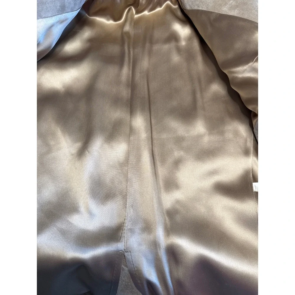 Vintage Tan Suede Leather Jacket Western Ranchwear Cowboy Blazer Quite Luxury XL